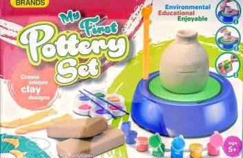 Jk Int Potter S Wheel For Kids My First Pottery Set Complete With