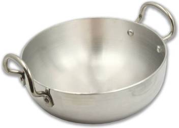 Vpsk Steel On Heavy Induction Gas Stove Stainless Steel Aluminium Kadhai No 9 Capacity 2 5 Liter Kadhai 9 Cm Price In India Buy Vpsk Steel On Heavy