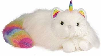 Douglas Toys Ziggy The Caticorn Rainbow Fuzzle Cat Unicorn Stuffed