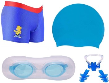 swimming costume and goggles