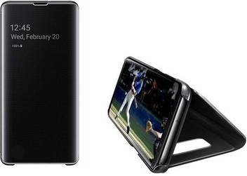Midkart Flip Cover For Samsung Galaxy S10 Black S View Flip Touch Front Glass Screen Stand Auto Sensor Midkart Flipkart Com