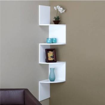 Martcrown Office Decor Rack Shelf Wooden Wall Shelf Price In India