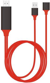 Vibex 1080p Micro Usb Mhl To Hdmi Hdtv Av Cable Adapter For Converter For Iphone 7 6s Plus For Projector 2 M Copper Braiding Metal Braided Hdmi Cable Vibex Flipkart Com