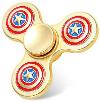 captain america spinner gold