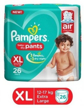 flipkart pampers xl