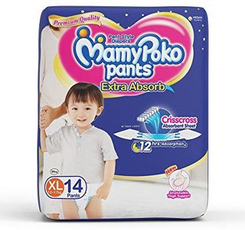 pampers xl flipkart