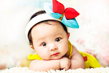 newborn baby girl cute