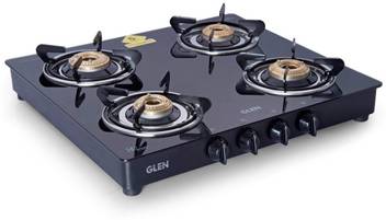 Glen 1043 Gt Br Burner Black Gl Manual Gas Stove Price In Glen 1043 Gt Br Burner Black Gl