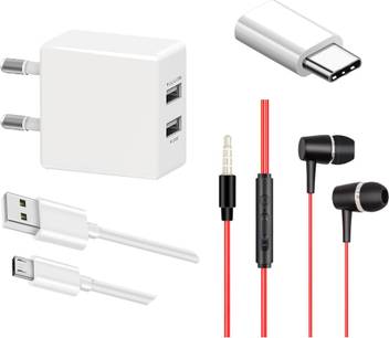 Otd Wall Charger Accessory Combo For Vivo Y81i Xiaomi Redmi 5a Vivo Y95 Huawei Nova 3i Xiaomi Redmi Note 5 Pro Lenovo K8 Plus Xiaomi Redmi Note 5 Micromax Bharat 1 Price