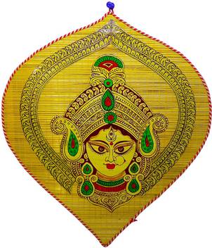 Kavoo Wall Hanging Home Decor Durga Mata Goddess Handicraft