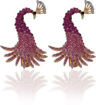 Confidence Hair Decor Rhinestone Hair Pins Peacock Hair Styling