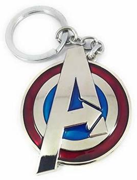 Confident Group Marvel Avengers Logo Superhero Collectible Metal Keychain For Car Bike Men Keyring Silver Key Chain Price In India Buy Confident Group Marvel Avengers Logo Superhero Collectible Metal Keychain For