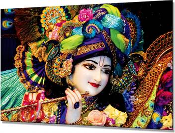 Mpro Tech Mayapur Temple Iskcon Krishna On Cotton Fabric Canvas For Living Room Decor Digital Reprint 36 Inch X 54 Inch Painting Price In India Buy Mpro Tech Mayapur Temple Iskcon Krishna On