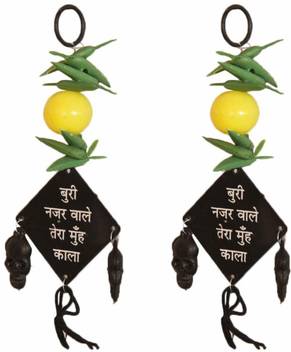 Np Limbu Mirchi Najar Surkasha Kavach Eye Protection Set Of 2 Decorative Showpiece 20 Cm Price In India Buy Np Limbu Mirchi Najar Surkasha Kavach Eye Protection Set Of 2 One such popular curry recipe is the popular mirchi ka salan recipe known for its spicy and creamy taste derived from peanuts and green chillies. np limbu mirchi najar surkasha kavach eye protection set of 2 decorative showpiece 20 cm