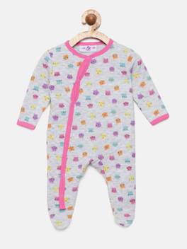 Lily Jack Baby Girls Grey Sleepsuit Buy Lily Jack Baby Girls