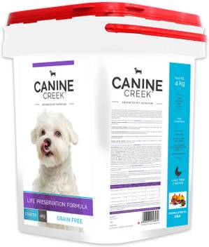 Canine Creek Starter Dry Dog Food Ultra Premium Chicken 4 Kg Dry New Born Dog Food Price In India Buy Canine Creek Starter Dry Dog Food Ultra Premium Chicken