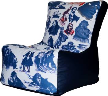 Comfybean Medium Billy Joe Chairs Digitally Printed Anime Blue