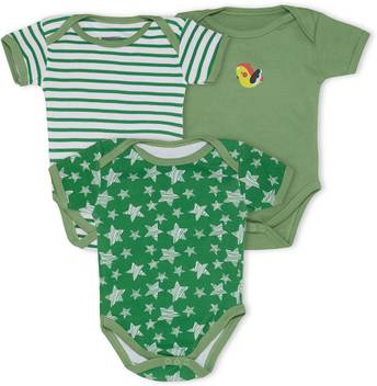 Bumzee Baby Boys Baby Girls Green Bodysuit Flipkart
