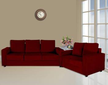 Primrose Eclipse Fabric 3 2 Maroon Sofa Set Primrose Eclipse Fabric 3 2 Maroon Sofa Set