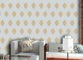 Gallerist In Wall Stencil Beautiful Flower Wall Design Stencil 1