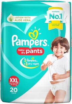 Pampers Baby Dry Pants Diaper Xxl Buy 20 Pampers Pant Diapers Flipkart Com