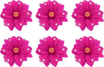 Confidence Set Of 6 Pcs Wedding Flower Hair Clips For Girls And