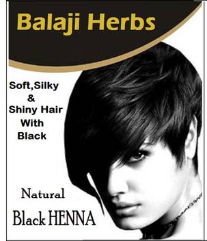 Balaji Herbs Black Henna Powder For Hair Colour Black 100g