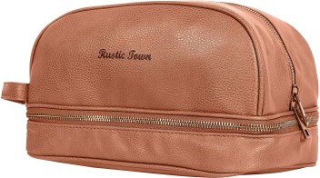 faux leather travel bag