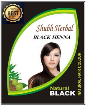 Shubh Herbal Black Henna Powder For Hair Colour Black Price In