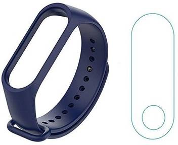 Khr Screen Guard For Combo Replacement Strap With Screen Protector For Xiaomi Mi Band 3 Free Kit Khr Flipkart Com