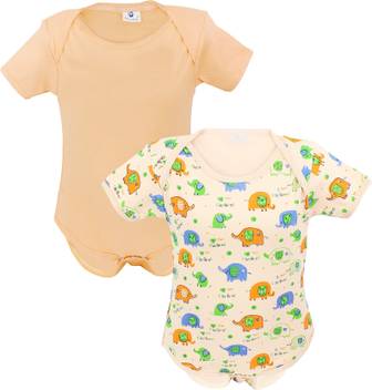 Neska Moda Baby Boys Baby Girls Orange Bodysuit Buy Neska Moda