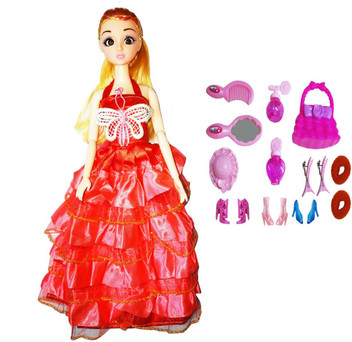 barbie doll with folding hands