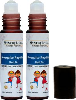 Mystiq Living Mosquito Repellent Fabric Roll On 100 Natural Safe 8 Ml Pack Of 2 Buy Baby Care Products In India Flipkart Com