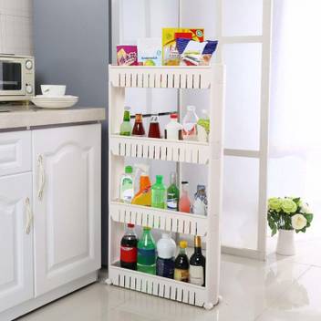 Smartbuyer 4 Layer Space Saving Storage Organizer Rack Shelf With
