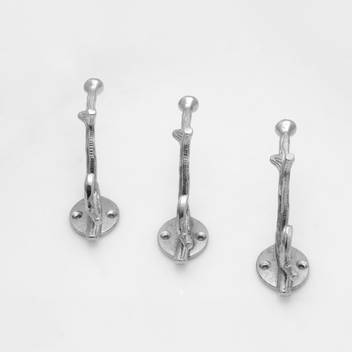 Casa Decor Set Of 3 Wall Hooks Hanging Clothes Hat Coat Robe