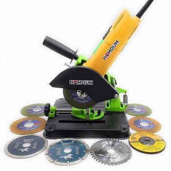 Homdum Mini Chop Saw Combo Angle Grinder Stand 9 Pcs Of