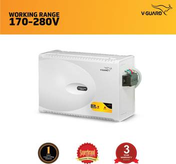 V Guard V 400 Supreme For 1 5 Ton A C 170 To 280v Voltage Stabilizer Price In India Buy V Guard V 400 Supreme For 1 5 Ton A C 170 To 280v Voltage Stabilizer Online At Flipkart Com