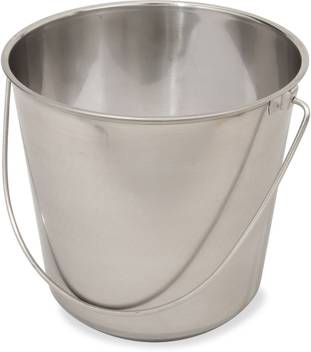 Eglob Steel Bucket 15 Litre 15 L Steel Bucket Price In India Buy Eglob Steel Bucket 15 Litre 15 L Steel Bucket Online At Flipkart Com