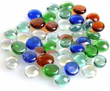 decorative glass marbles