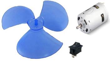 Ebrand One 12v Motor 12 Volt Dc Fan Propeller 6 Inch With Switch Educational Electronic Hobby Kit Price In India Buy Ebrand One 12v Motor 12 Volt Dc Fan