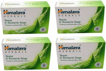 Himalaya Neem Turmeric Soap 75gm Pack Of 8 Price In India Buy Himalaya Neem Turmeric Soap 75gm Pack Of 8 Online In India Reviews Ratings Features Flipkart Com