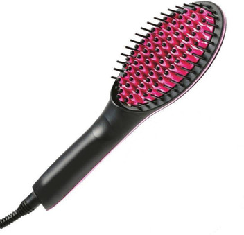 easy hair straightener brush