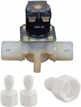Balrama Solenoid Valve Sv Works On 220 240v Ac Not Dc With 1 4 Inch Elbows For Ro Water Purifier Spare Part For Solid Filter Cartridge Price In India Buy Balrama Solenoid Valve