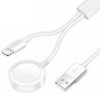 Roq 2 In 1 Wireless Charger For Apple Watch Series 1 2 3 4 Usb Magnetic Charging Cable 1 Mtr For Iphone Charging Pad Price In India Buy Roq 2 In