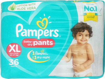 flipkart pampers diapers xl
