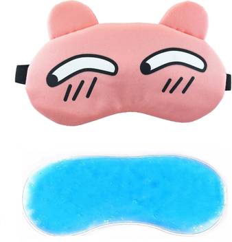 Jenna Line Pink Ice Gel Eye Mask For Insomnia Meditation Puffy