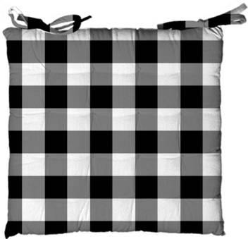 Oasis Cotton Checkered Chair Cushion Pack Of 1 Buy Oasis Cotton