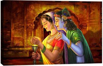Art Amori Beautiful Radha And Krishna Canvas Painting Digital Reprint 14  inch x 20 inch Painting Price in India - Buy Art Amori Beautiful Radha And Krishna  Canvas Painting Digital Reprint 14