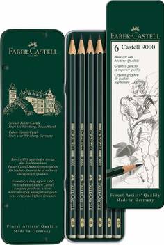 Flipkart Com Faber Castell 6 Castell 9000 Graphite Pencil Pack