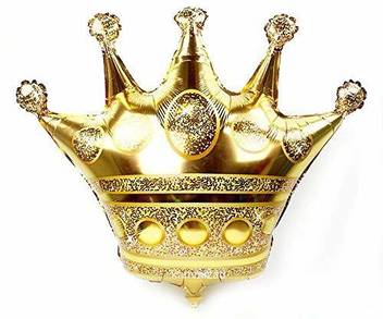 Gadgets Wrap Printed 1pc Large 39inch Gold Crown Foil